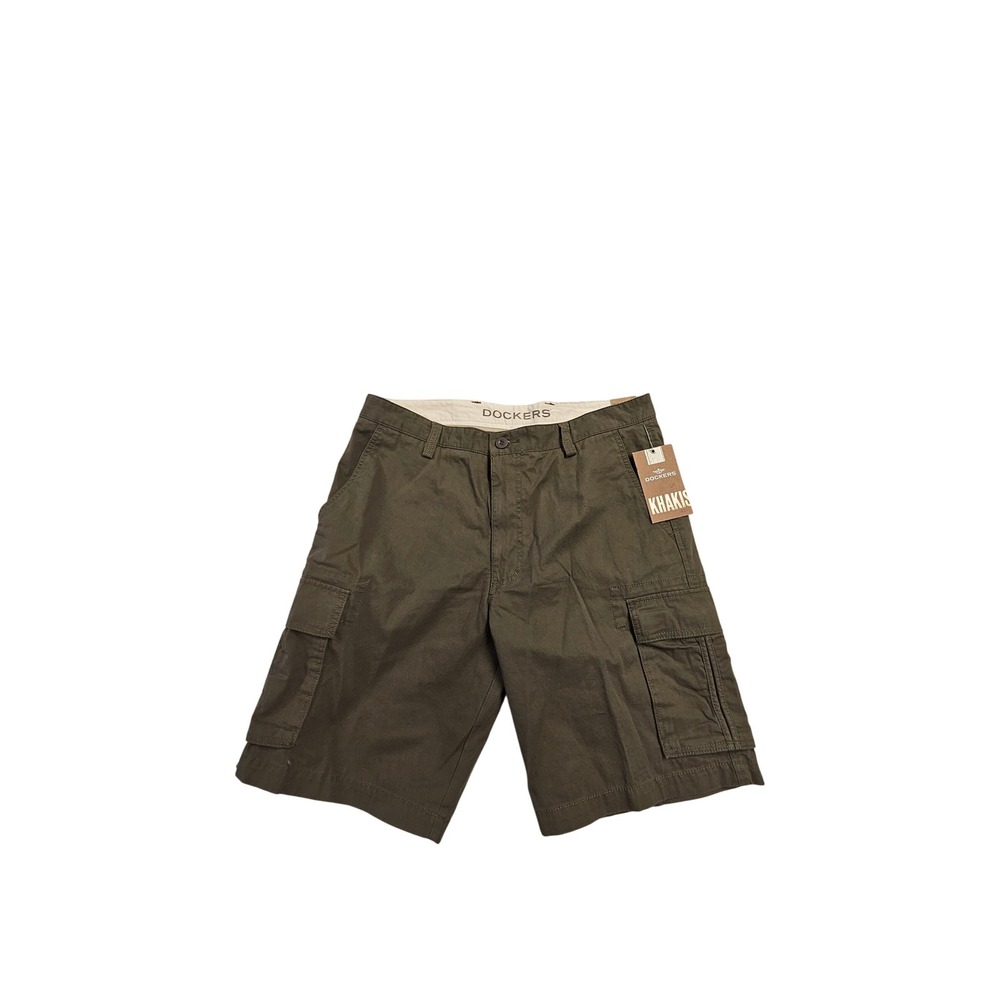 Dockers Mens Cargo Shorts Olive Green W36 New With Tags 307300008